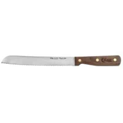 Household Cutlery - 8-inch Bread Knife - Solid Walnut