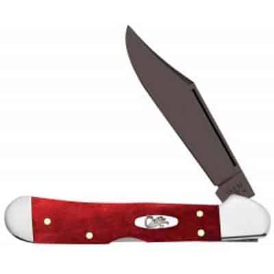 Old Red Bone – Mini CopperLock with PVD Coated Blade
