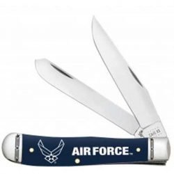 U.S. Air Force Embellished Smooth Navy Blue Synthetic Trapper