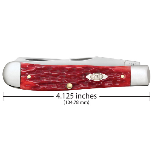 Dark Red Bone CS - Peach Seed Jig Trapper w/Pocket Clip - Image 2