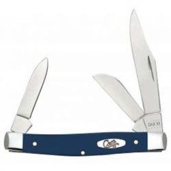 Navy Blue Synthetic Medium Stockman