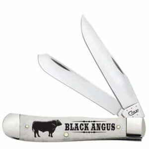 Smooth Natural Bone Black Angus Trapper