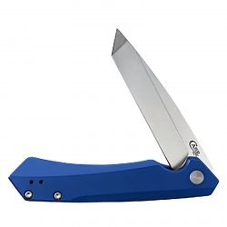 Kinzua EDC- Blue Anodized Aluminum - Tanto Blade