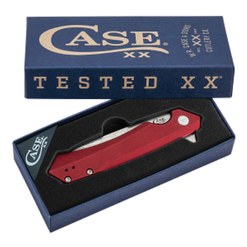 Kinzua EDC- Red Anodized Aluminum - Tanto Blade - Image 4