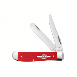 Smooth Red G-10 Mini Trapper