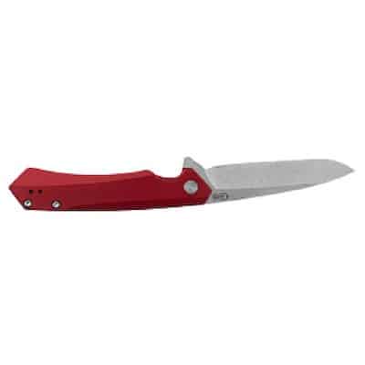 Kinzua EDC - Red Anodized Aluminum - Spear Blade
