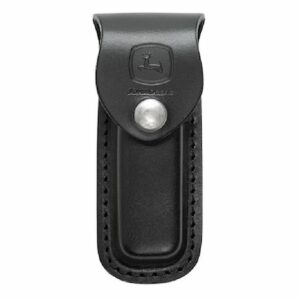 Sheath Leather Med Blk Embossed John Deere