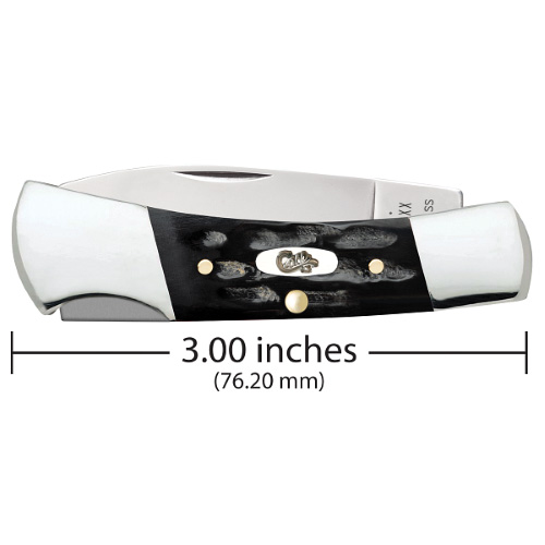 Jigged Buffalo Horn - Lockback BH1225L SS - Image 2