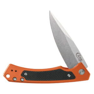 Orange Anodized Aluminum W/Black G-10 Inlay Marilla S35VN)