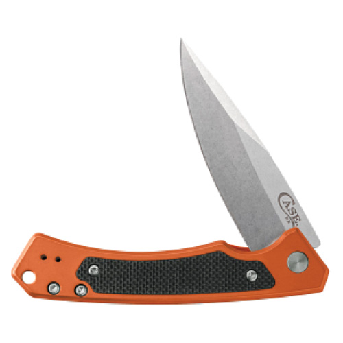 Orange Anodized Aluminum W/Black G-10 Inlay Marilla S35VN)