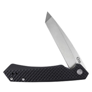 Black Anodized Aluminum Milled Kinzua S35VN Tanto)