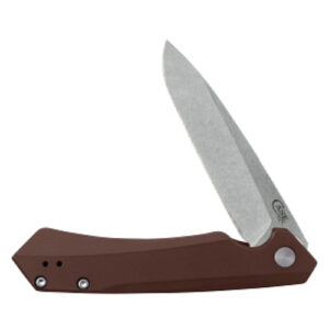 Brown Anodized Aluminum Kinzua S35VN Spear Blade)