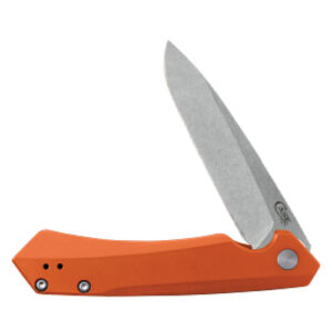 Orange Anodized Aluminum Kinzua S35VN Spear Blade)