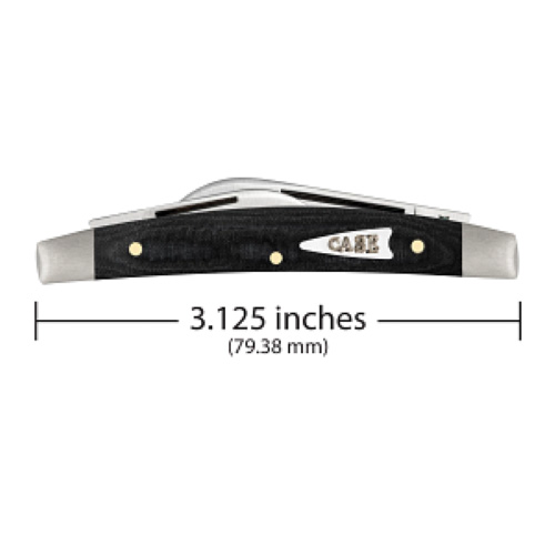 Smooth Black Micarta Small Congress 10268 SS - Image 2