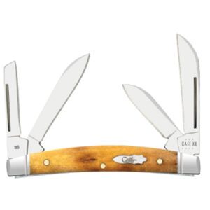 Smooth Antique Bone Small Congress 6468 SS Fluted Bolsters