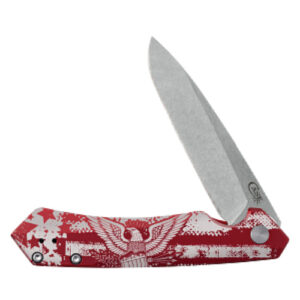 Red Anodized Aluminum Kinzua S35VN Spear