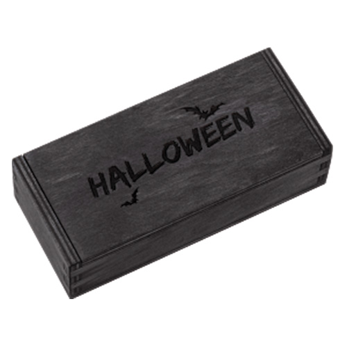 Smooth Persimmon Orange Bone Canoe 62131 SS w/Halloween Artwork - Image 5