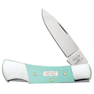 Smooth Seafoam Green G-10 Lockback