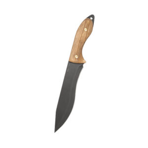 Larry Miller Smooth Natural Micarta Sasquatch Bowie 1095 CS