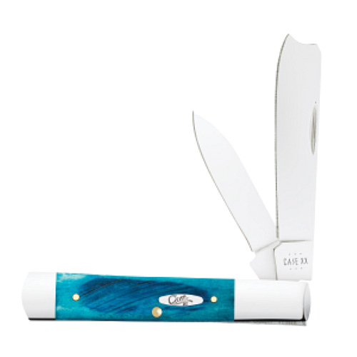 Caribbean Blue Bone - Sawcut Jig Razor (62005RAZ SS)