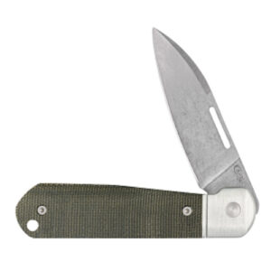 BRIDGELINE Smooth OD Green Canvas Micarta Highbanks HIGHBANKS CPM20CV