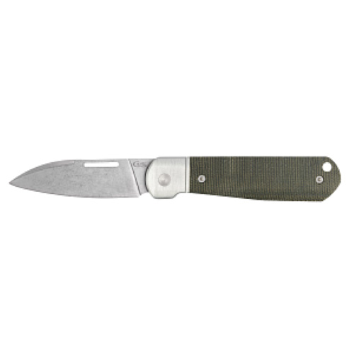 BRIDGELINE Smooth OD Green Canvas Micarta Highbanks HIGHBANKS CPM20CV - Image 5
