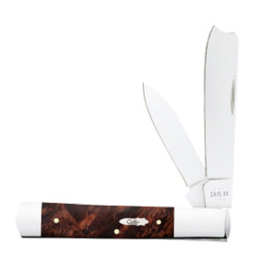 Brown Maple Burl Wood - Smooth Razor (72005RAZ SS)