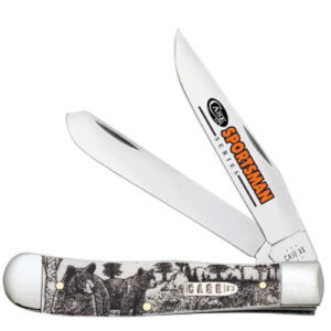 Sportsman Embellished Bear Smooth Natural Bone Trapper 6254 SS