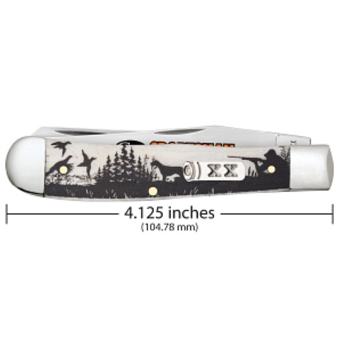 Sportsman Embellished Hunter Smooth Natural Bone Trapper 6254 SS - Image 2