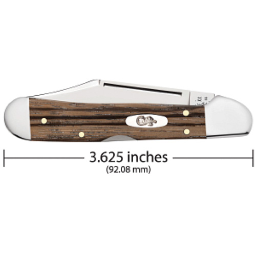 Natural Zebra Wood Smooth Mini CopperLock 71749L SS - Image 2
