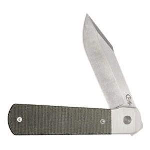 BRIDGELINE Smooth OD Green Canvas Micarta Longhouse LONGHOUSE CPM20CV