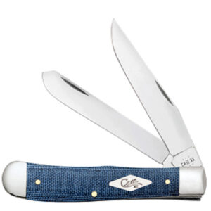 Blue Denim Canvas Laminate Smooth Trapper 10254 SS