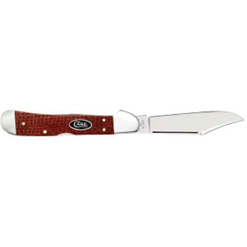 Dark Red Burlap Micarta® Smooth CopperLock® 101549L CS - Image 4