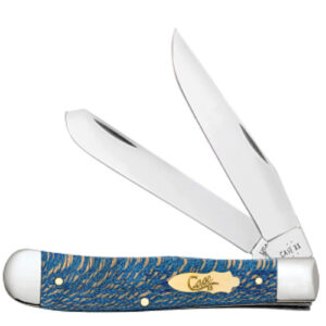 Blue Sycamore Wood Smooth Trapper 7254 SS