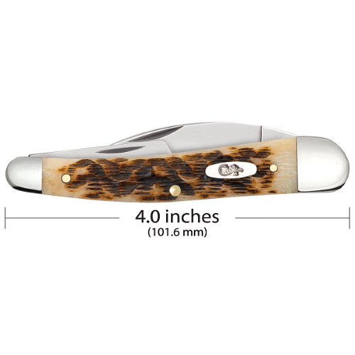 Amber Bone CS - Peach Seed Jig Seahorse Whittler 6355WH CS - Image 2