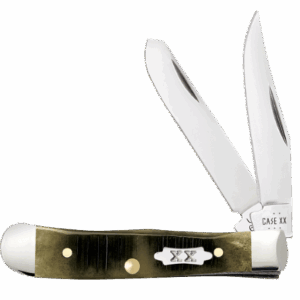 Olive Green Bone - Sawcut Jig Tiny Trapper 62154 SS
