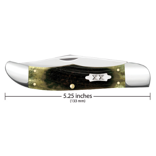Olive Green Bone - Sawcut Jig Folding Hunter 6165 SS - Image 2
