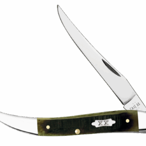 Olive Green Bone - Sawcut Jig Medium Texas Toothpick 610094 SS