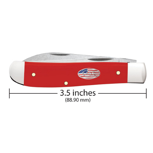 American Workman Smooth Red Synthetic Mini Trapper 4207W CS - Image 2