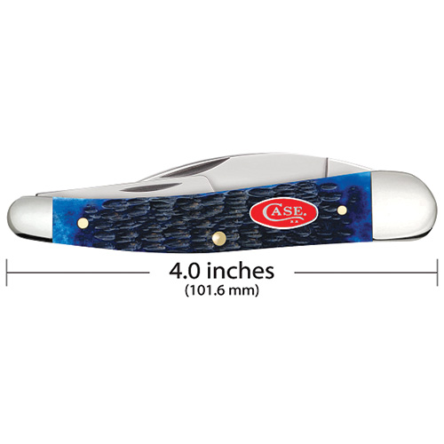 Navy Blue Bone Rogers Jig Seahorse Whittler 6355WH SS - Image 2
