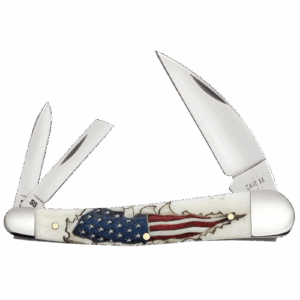 Natural Bone Color Wash Seahorse Whittler 6355WH SS