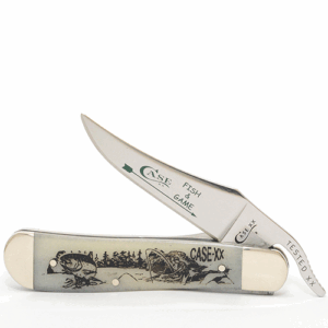 Fish & Game Smooth Natural Bone Bass RussLock 61953L SS