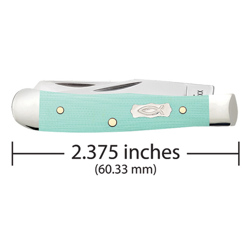 Seafoam Green G-10 - Smooth Tiny Trapper 102154 SS - Image 3
