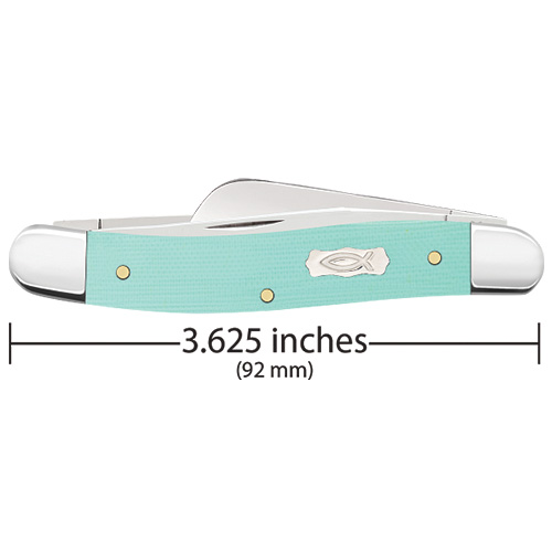 Seafoam Green Smooth G10 Medium Stockman 10318 SS - Image 3