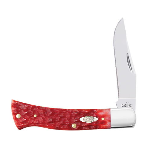 Peach Seed Jig Dark Red Bone Case Axe Handle BR61135 CS