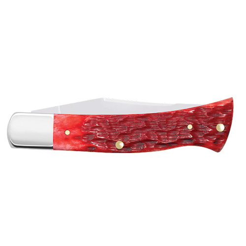 Peach Seed Jig Dark Red Bone Case Axe Handle BR61135 CS - Image 4