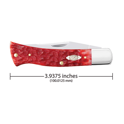 Peach Seed Jig Dark Red Bone Case Axe Handle BR61135 CS - Image 2