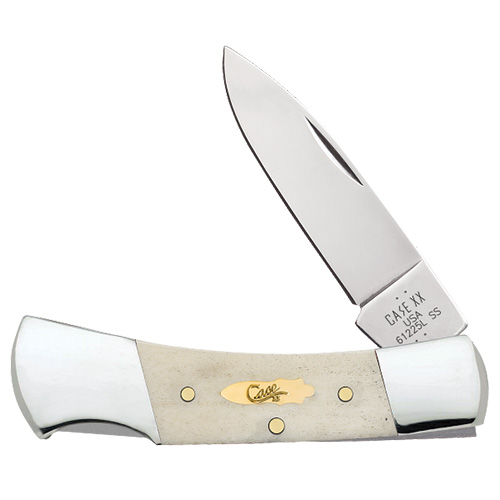 Smooth Natural Bone Lockback 61225L SS
