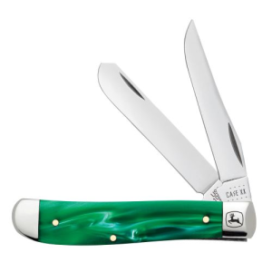 John Deere Green Pearl Kirinite Smooth Mini Trapper 10207 SS