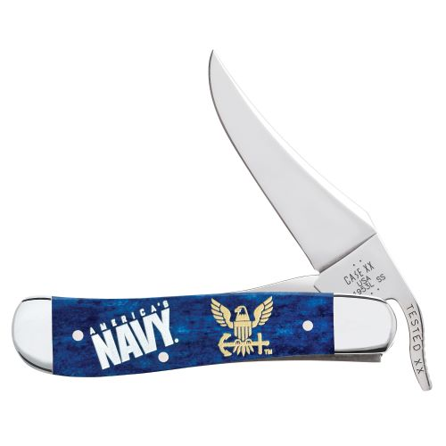 US Navy Navy Blue Bone Smooth Russlock 61953L SS